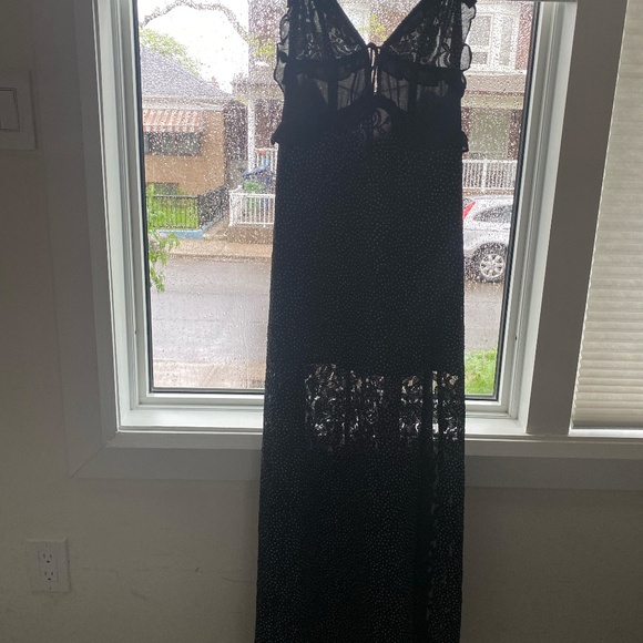 For Love And Lemons Black Lace Maxi Dress - Picture 4 of 7